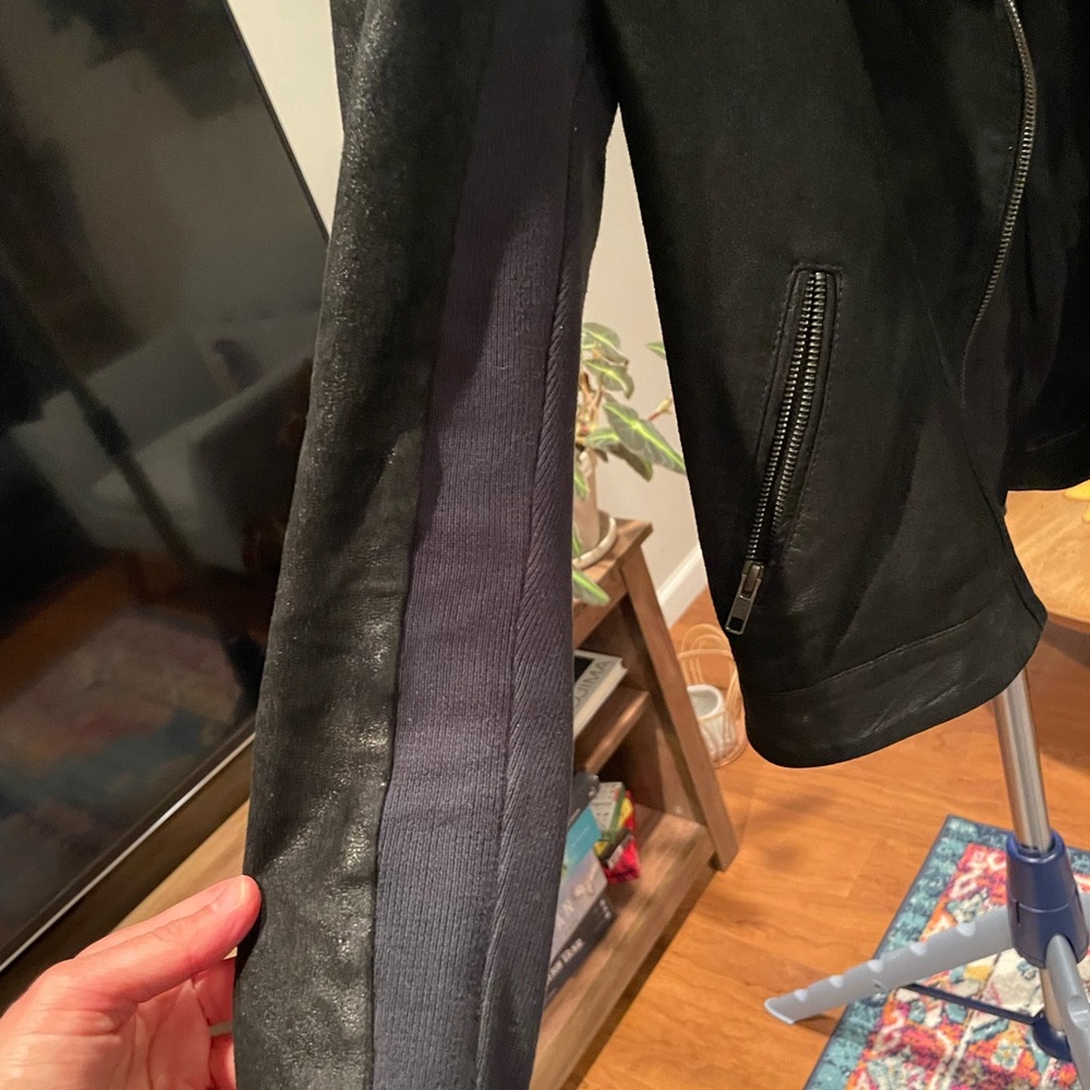 Y.A.S Leather Jacket Euc - image 4